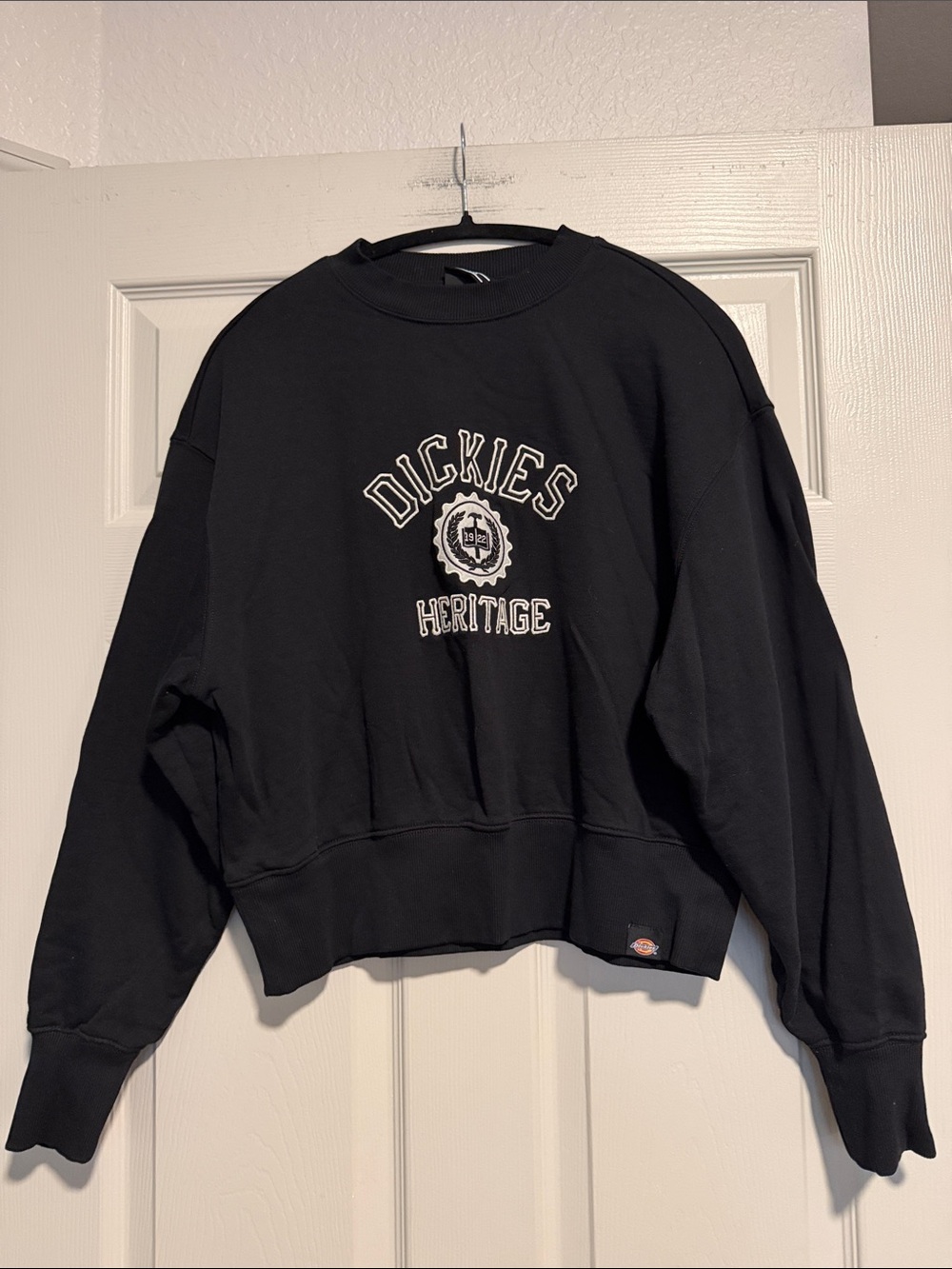 Dickies Black Crewneck Heritage Pullover - Women